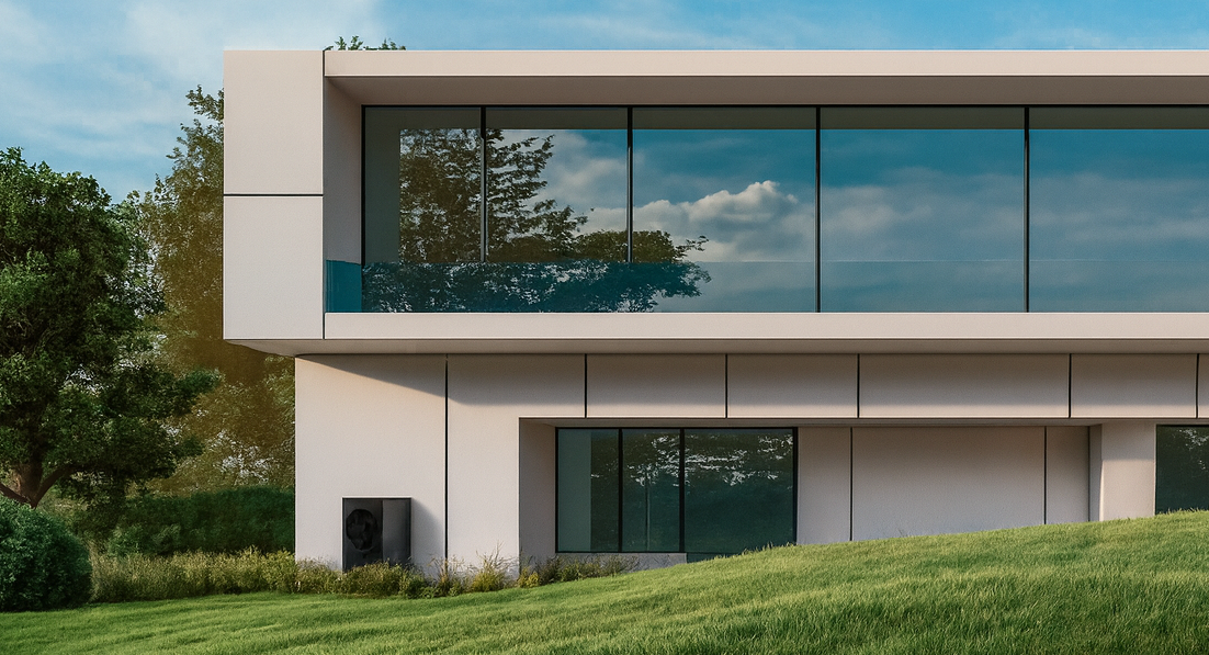 PV-Anlage auf modernem Haus